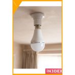 İn3dex 35W Şarjlı LED Ampul Soğuk Beyaz E27 Duy Enerji Tasarruflu - 0,5 W - Açık Sarı