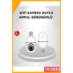 İn3dex 360° Ptz Akıllı Güvenlik Kamerası Uzaktan Kontrollü Duy Tipi - Standart