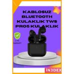 İn3dex 3D Hd Ses Bluetooth Kulaklık Gelişmiş Ses Yalıtımı Tws Pro 5 - Ahşap - Bej - Siyah - Standart