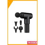İn3dex 4 Başlıklı Masaj Tabancası 6 Hızlı Fırçasız Motor - 0 - Siyah