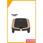 İn3dex 4 Kişilik Tost Makinesi 1500W Yapışmaz Plaka - 00 Beyaz - Standart