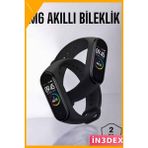 İn3dex Akıllı Bileklik Adım Sayar Kalp Atışı Uyku Izleme IP67 - Altın - Siyah - 35 - 48 mm - Standart