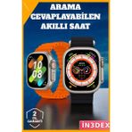 İn3dex Akıllı Saat Kablosuz Şarjlı Kalp Atışı Oksijen Ölçer Spor - Altın - Siyah - 35 - 48 mm - Standart