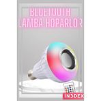 İn3dex Ampul Görünümlü Bluetooth Hoparlör 3W Rgb LED Işık Renk Değiştiren - Standart