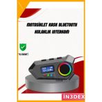 İn3dex Bluetooth 5.4 Interkom Hoparlör 500MAH IP65 Suya Dayanıklı Fm Radyo - Standart