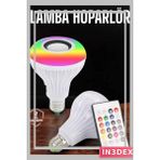 İn3dex Bluetooth Hoparlör LED Işıklı Akıllı Ampul Tasarım - Standart