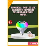 İn3dex Bluetooth Hoparlörlü LED Ampul 12W E27 Akıllı Aydınlatma - Standart
