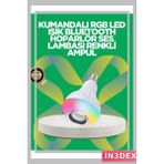 İn3dex Bluetooth Hoparlörlü Rgb LED Ampul 12W Enerji Tasarruflu - Standart
