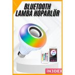 İn3dex Bluetooth Hoparlörlü Rgb LED Ampul 7 Renk Uzaktan Kumandalı - Standart