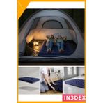 İn3dex Çift Kişilik Şişme Yatak Kamp ve Ev Için Dayanıklı Vinil - 00 Beyaz - Standart