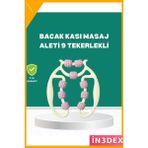 İn3dex Çift Taraflı Kas Masaj Aleti Spor Sonrası Rahatlatıcı Taşınabilir - 0 - Siyah