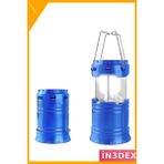 İn3dex Güneş Enerjili Kamp Feneri USB Şarjlı Taşınabilir Büyük Boy - 00 Beyaz - Standart