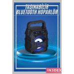 İn3dex Işıklı Bluetooth Hoparlör Ses Bombası Taşınabilir Radyo Özelliği - Standart