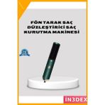 İn3dex Iyon Teknolojili Profesyonel Saç Kurutma Makinesi Güçlü Motor Soğuk Hava - 0 - Siyah - Standart