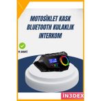İn3dex Kablosuz Bluetooth Interkom IP65 Suya Dayanıklı 40MM Hd Ses 40 Saat Pil - Standart