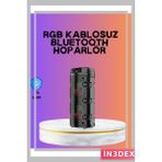 İn3dex Kablosuz Hoparlör Güçlü Bass Net Tiz Çift Sürücülü - Standart