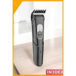 İn3dex Kablosuz Tüy Kısaltma Makinesi 4 Taraklı Lazer Epilasyon Öncesi - Altın - Siyah - 35 - 48 mm - Standart