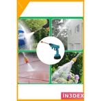 İn3dex Kablosuz Yüksek Basınçlı Oto Yıkama Makinesi 5m Hortum Bahçe Sulama Tabancası - Standart