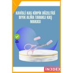 İn3dex Kaş Şekillendirme Makası Tarak ve Fırça Başlıklı 12.9 cm - Standart