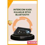 İn3dex Motosiklet Kask Bluetooth Kulaklık 5.0 Eller Serbest Interkom - Standart