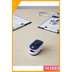 İN3DEX Parmak Tipi Pulse Oksimetre Oksijen Doygunluğu Ölçer Ev Kullanımı