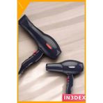 İn3dex Profesyonel Saç Kurutma Makinesi 2200 Watt Ac Motor Güçlü - Antrasit - Sarı