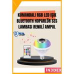 İn3dex Rgb Bluetooth Hoparlörlü LED Ampul 12W E27 - Standart