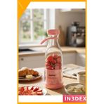 İn3dex Taşınabilir Kablosuz Blender 750ML Smoothie Milkshake Tek Tuş - Ahşap - Siyah