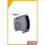 İn3dex Termostatlı Fanlı Elektrikli Isıtıcı Siyah 2000W Güvenli - Ahşap - Bej - Siyah