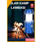 İn3dex USB Şarjlı Büyük Boy Kamp Feneri Işıldak Askılı - Standart - 0 - Siyah