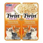 Inaba 2x40 gr Twin Packs Tavuklu Kedi Çorbası