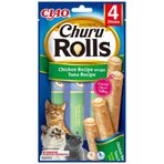 Inaba Ciao Churu Rolls Tavuk Sargılı ve Ton Balıklı 4x10 gr Kedi Ödülü