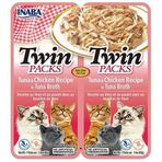 Inaba CiaoTwin Packs Ton Balıklı Tavuklu 2x40 gr Kedi Çorbası