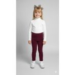 İnan Kids Kız Çocuk Fitilli Kadife Tayt - Lila Rahat Kışlık Esnek Leggings - 3 Yaş
