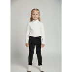 İnan Kids Kız Çocuk Fitilli Kadife Tayt - Siyah Rahat Kışlık Esnek Leggings - 6 Yaş