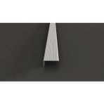 İnan Yapı Gri L Model Metal Merdiven Basamak Profili Merdiven Çıtası Köşebent Bitim Profil 4CM*2CM*90CM