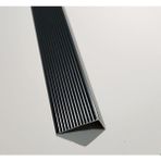 İnan Yapı L Model Metal Merdiven Basamak Profili Çıtası Köşebent Bitim Profil Siyah 4CM*2CM*90CM