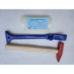 İnan Yapı Laminant Parke Profosyonel Usta Seti Mini Polyamid Döşeme Takozu, Çektirme Demiri 3CM*32CM ve 500GR Çekiç