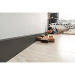 İnan Yapı Laminant Parke Süpürgelik Düz F Model 8 cm Antrasit 227