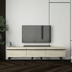 İnarch Dizayn Amsterdam Style Alt Modül Tv Ünitesi Traverten