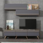 İnarch Dizayn Amsterdam Style Tv Ünitesi Antrasit/Kilim