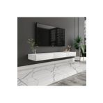 İNARCH DİZAYN Avalon Duvara Monte TV Sehpası 140 cm, Modern Minimal Tasarım, Tv Ünitesi, Ev-Ofis Beyaz