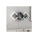 Inarch Dızayn Galaxy Duvar Rafi Beyaz/Antrasit