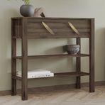 İnarch Dizayn Henric 90 cm Tek Kapaklı Modern Dresuar – Raflı Konsol & Antre Dolabı, Ceviz