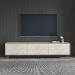 İnarch Dizayn Imaj Tv Ünitesi, Tvsehpası Traverten/gold