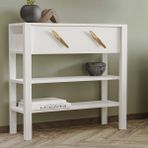 İnarch Dizayn Inarch Dizayn Henric 90 cm Tek Kapaklı Modern Dresuar – Raflı Konsol & Antre Dolabı - Beyaz