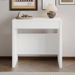 İnarch Dizayn Inarch Dizayn Nivo Modüler Açılır Yemek Masası – Modern Dresuar & Çok Amaçlı Masa,kapalı 44 cm - Açık 116 cm - Beyaz