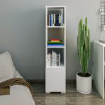 İnarch Dizayn Kuzey 4 Raflı, Kapaklı Minimal Kitaplık