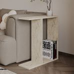 İnarch Dizayn Lotus Modern Yan Sehpa – Kitaplıklı ve Dekoratif Tasarım