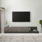 Inarch Majör Tv Sehpası Gordion Mermer/antrasit